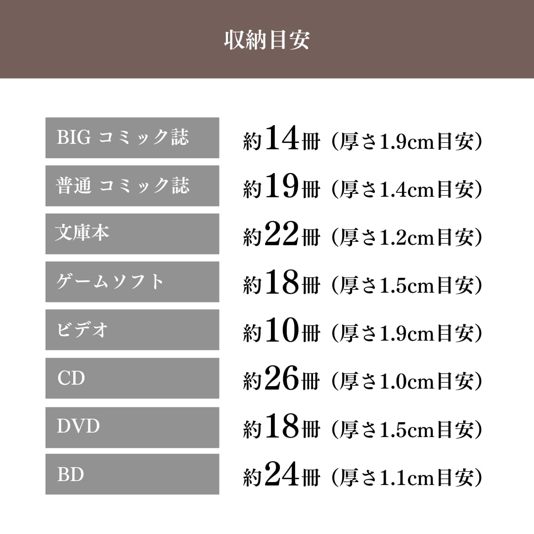 Amazon.co.jp: 伊勢藤(ISETO) 本収納ケース ブック&メディアケースミニ